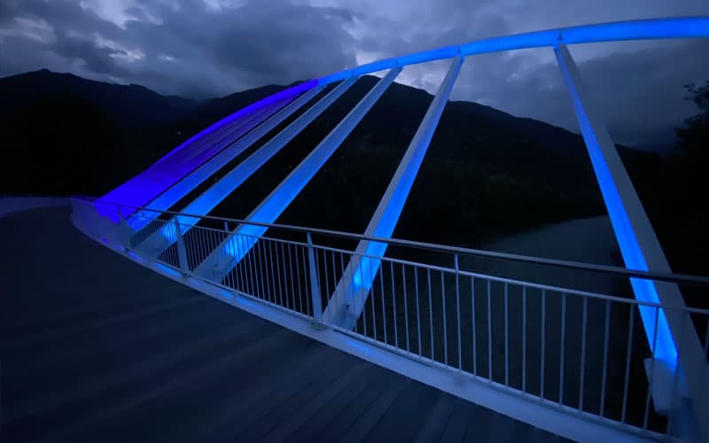 Mount Carasso-Bellinzona footbridge